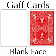 Bicycle Cards - Blank Face, Red Back